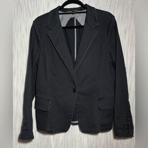 Elegant Grey Women's Blazer